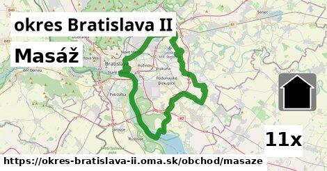 Masáž, okres Bratislava II