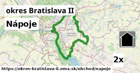 Nápoje, okres Bratislava II