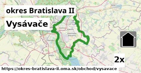 Vysávače, okres Bratislava II