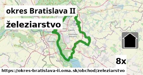 železiarstvo, okres Bratislava II