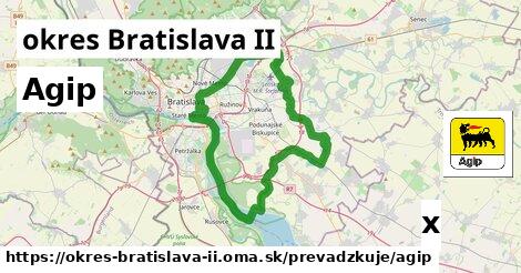 Agip, okres Bratislava II