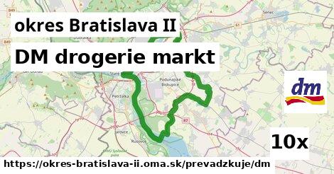DM drogerie markt, okres Bratislava II