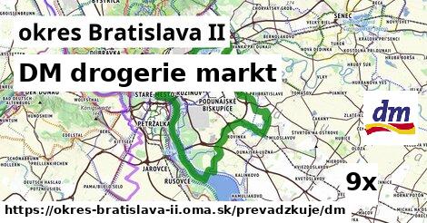 DM drogerie markt, okres Bratislava II