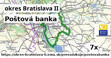 Poštová banka, okres Bratislava II