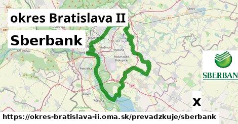 Sberbank, okres Bratislava II
