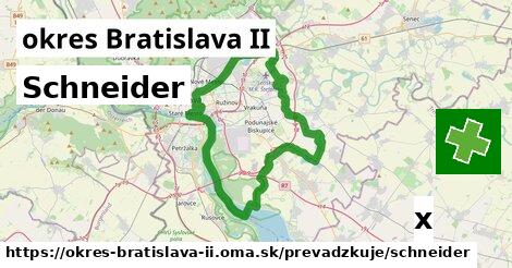Schneider, okres Bratislava II
