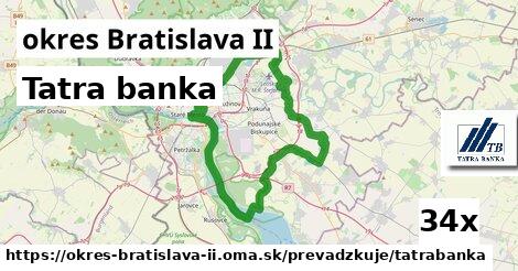 Tatra banka, okres Bratislava II