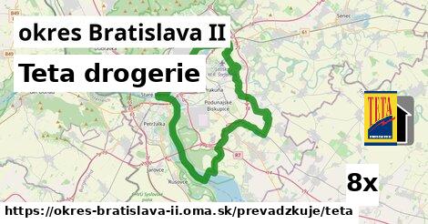 Teta drogerie, okres Bratislava II