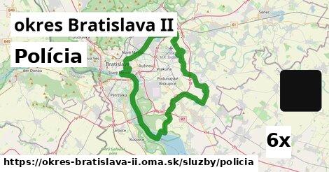 Polícia, okres Bratislava II