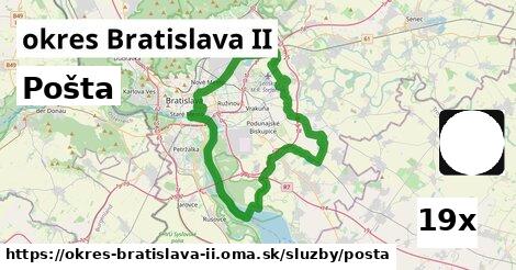 Pošta, okres Bratislava II