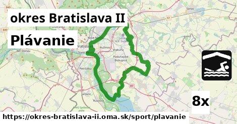 Plávanie, okres Bratislava II