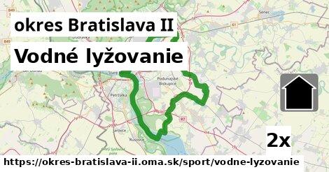 Vodné lyžovanie, okres Bratislava II
