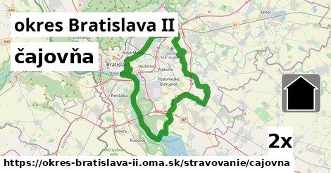 čajovňa, okres Bratislava II