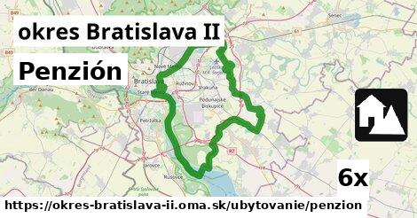 Penzión, okres Bratislava II