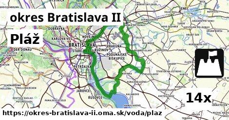 Pláž, okres Bratislava II