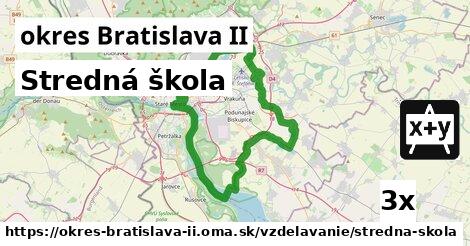 Stredná škola, okres Bratislava II