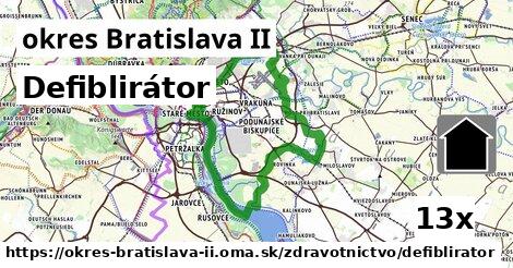 defiblirátor v okres Bratislava II
