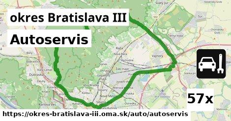 Autoservis, okres Bratislava III