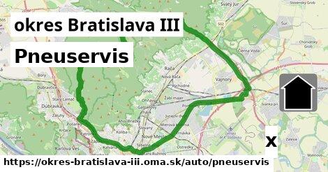 Pneuservis, okres Bratislava III