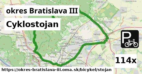Cyklostojan, okres Bratislava III