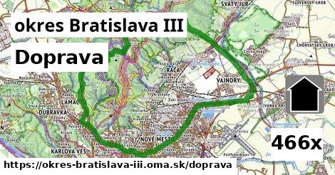 doprava v okres Bratislava III