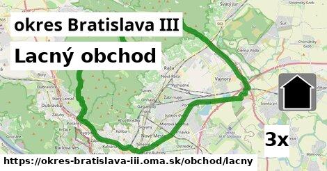 Lacný obchod, okres Bratislava III