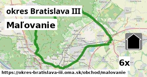 Maľovanie, okres Bratislava III