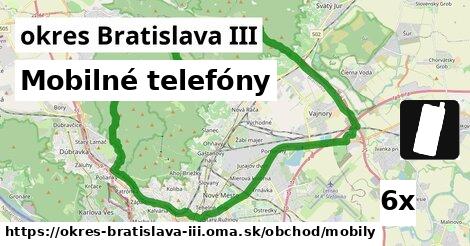 Mobilné telefóny, okres Bratislava III