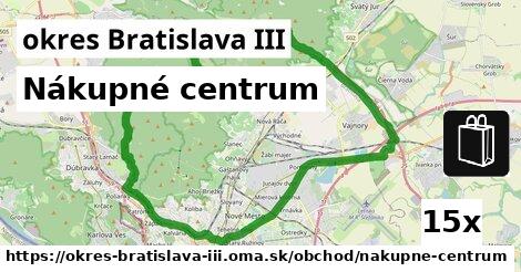 nákupné centrum v okres Bratislava III