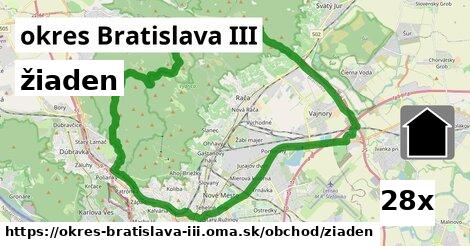 žiaden, okres Bratislava III
