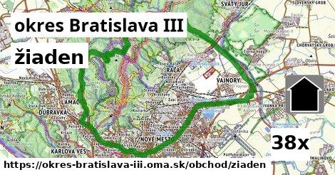 žiaden, okres Bratislava III