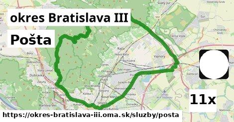Pošta, okres Bratislava III