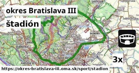 štadión, okres Bratislava III