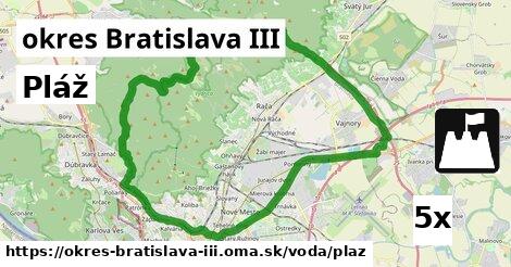 Pláž, okres Bratislava III