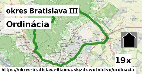 Ordinácia, okres Bratislava III