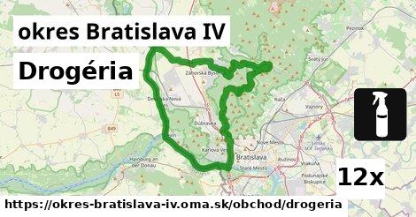 Drogéria, okres Bratislava IV