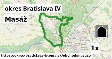 Masáž, okres Bratislava IV
