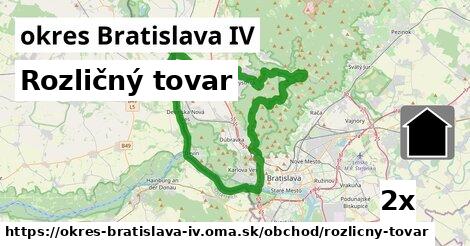 Rozličný tovar, okres Bratislava IV