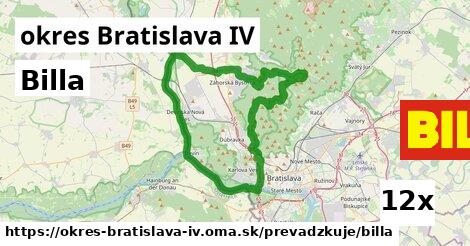 Billa, okres Bratislava IV