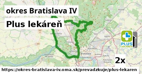 Plus lekáreň, okres Bratislava IV