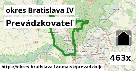 prevádzkovateľ v okres Bratislava IV