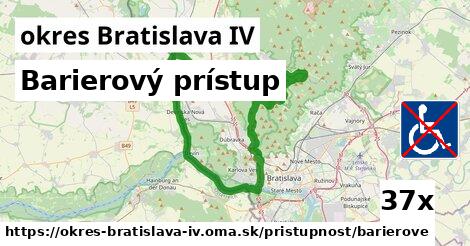 Barierový prístup, okres Bratislava IV