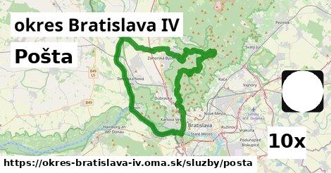 Pošta, okres Bratislava IV