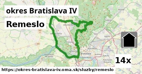 Remeslo, okres Bratislava IV