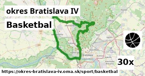 Basketbal, okres Bratislava IV