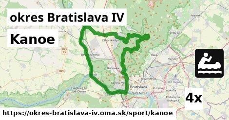 Kanoe, okres Bratislava IV