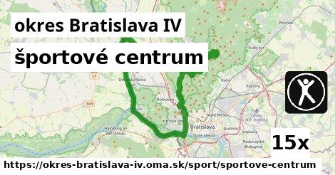 športové centrum, okres Bratislava IV