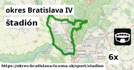 štadión, okres Bratislava IV