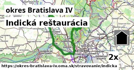 Indická reštaurácia, okres Bratislava IV