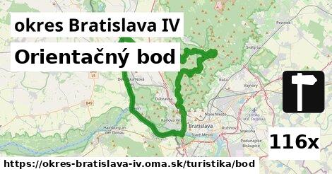 Orientačný bod, okres Bratislava IV